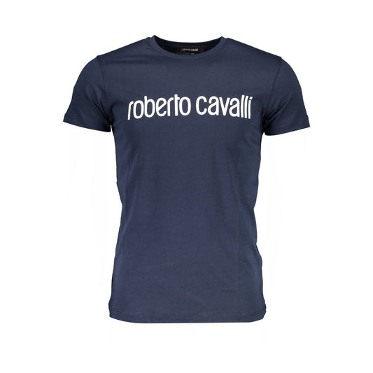  - Blue Cotton Men T-Shirt