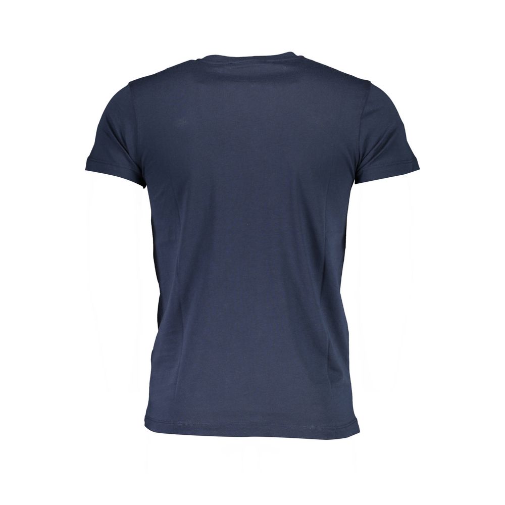  - Blue Cotton Men T-Shirt