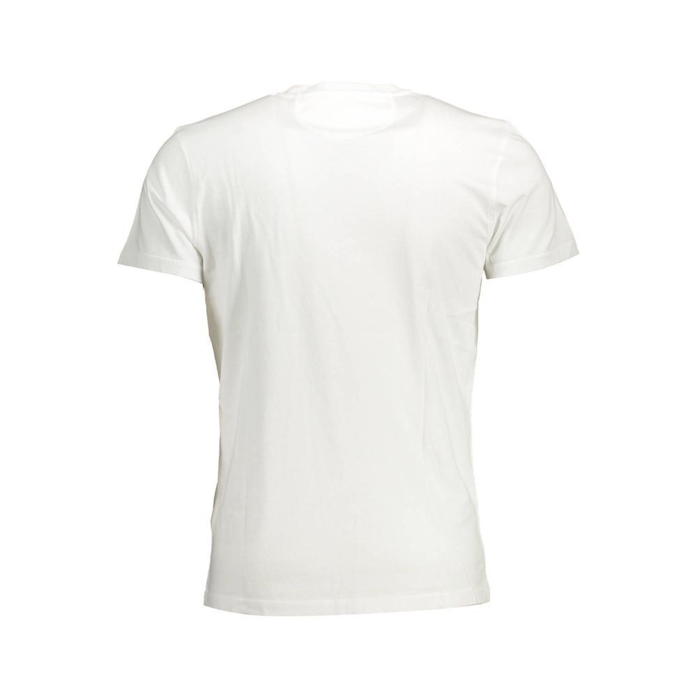  - White Cotton Men T-Shirt