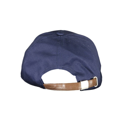 Blue Cotton Men Cap - The Luxe Alliance