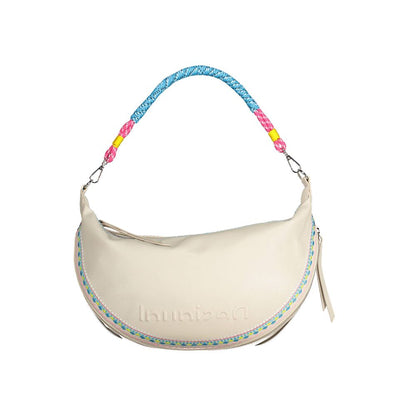  - White Polyethylene Women Handbag