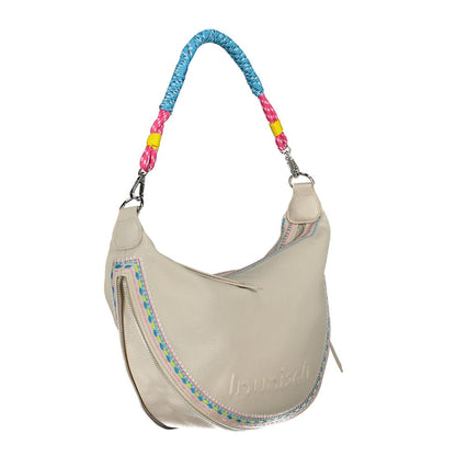  - White Polyethylene Women Handbag