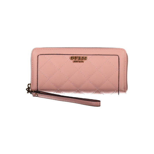  - Pink Polyethylene Women Wallet