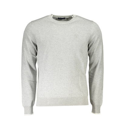  - Gray Cotton Men Sweater