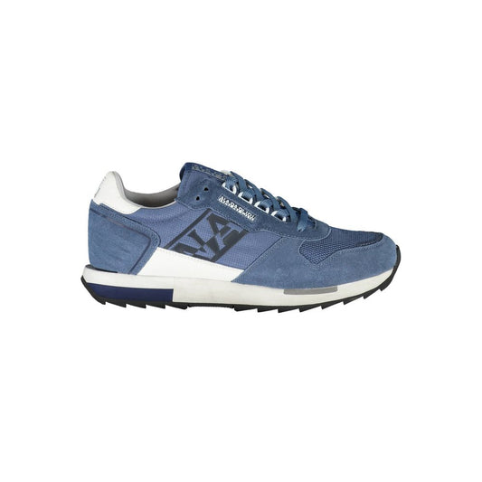  - Blue Polyester Men Sneaker