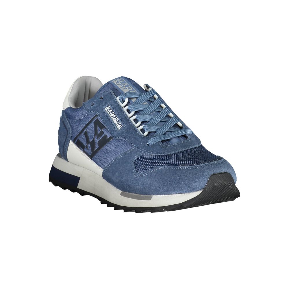  - Blue Polyester Men Sneaker