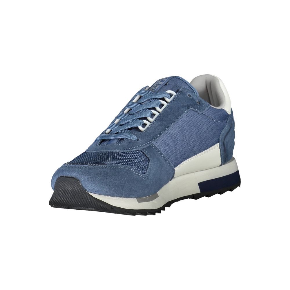  - Blue Polyester Men Sneaker