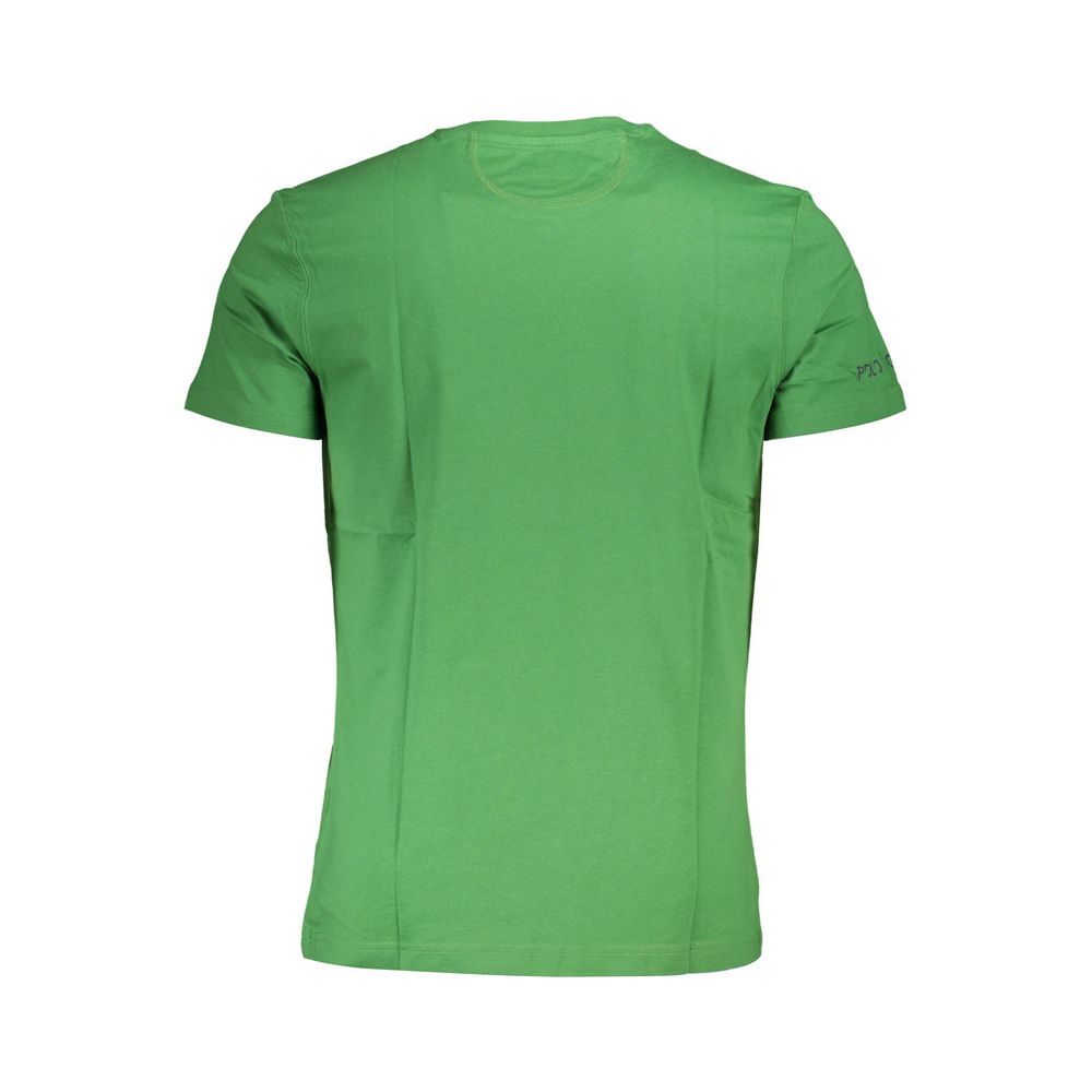  - Green Cotton Men T-Shirt