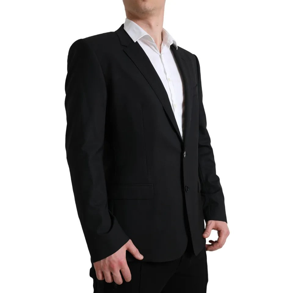 Black Wool MARTINI Stretch Jacket Blazer