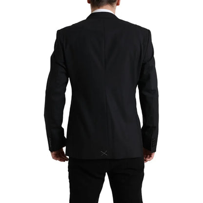  - Black Wool MARTINI Stretch Jacket Blazer