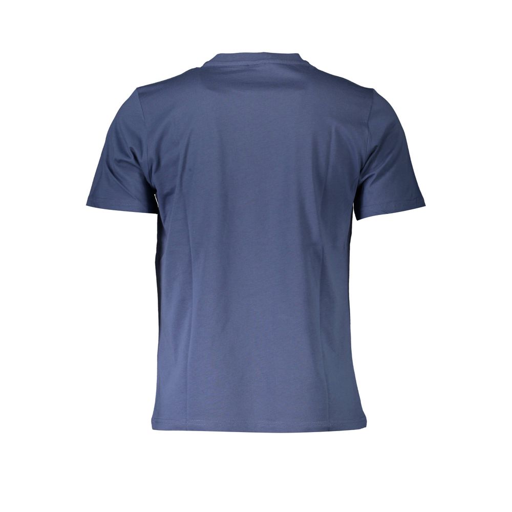 Blue Cotton Men T-Shirt - The Luxe Alliance