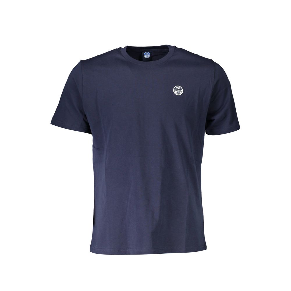 Blue Cotton Men T-Shirt - The Luxe Alliance