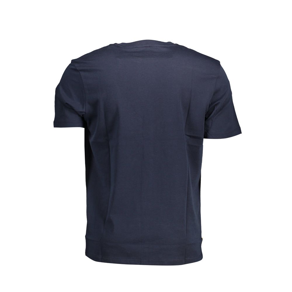 Blue Cotton Men T-Shirt - The Luxe Alliance