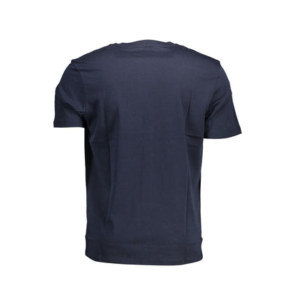 Blue Cotton Men T-Shirt - The Luxe Alliance