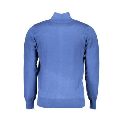 Blue Nylon Sweater - The Luxe Alliance