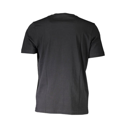  - Black Cotton Men T-Shirt