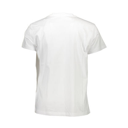  - White Cotton Men T-Shirt