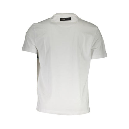  - White Cotton Men T-Shirt