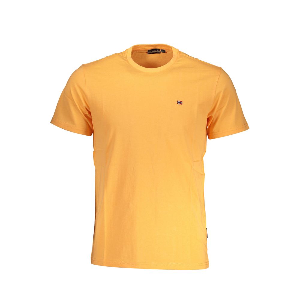 Orange Cotton Men T-Shirt - The Luxe Alliance