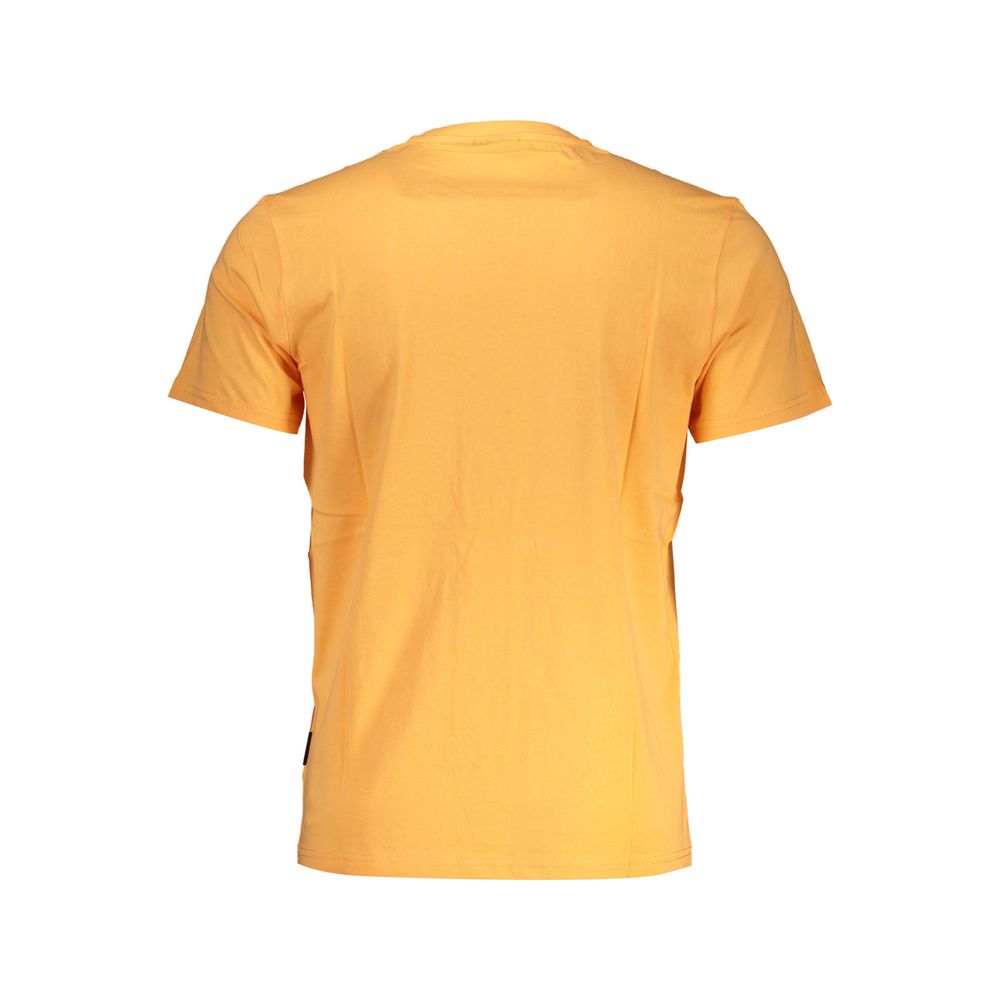 Orange Cotton Men T-Shirt - The Luxe Alliance