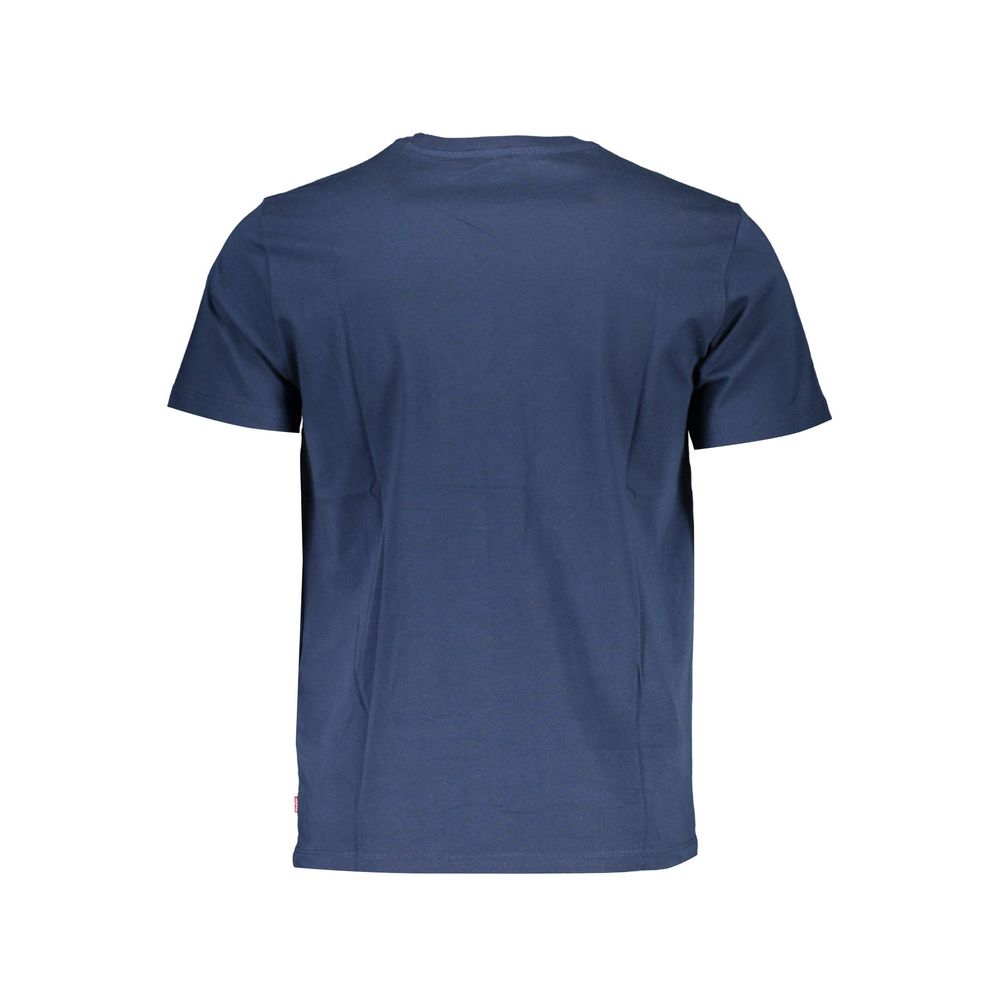  - Blue Cotton Men T-Shirt