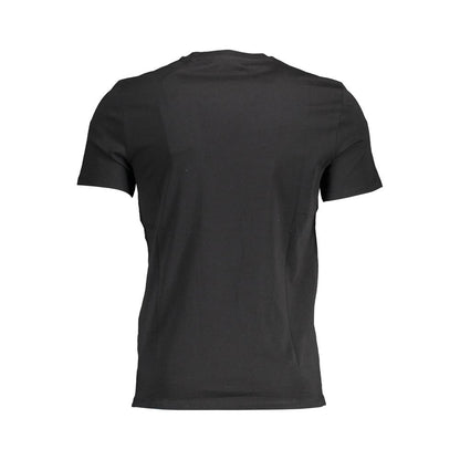  - Black Cotton Men T-Shirt