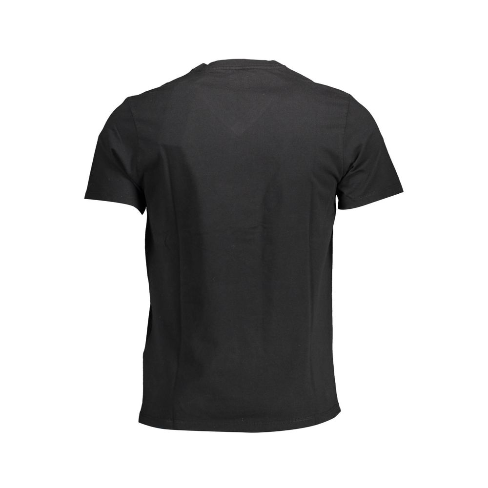  - Black Cotton Men T-Shirt