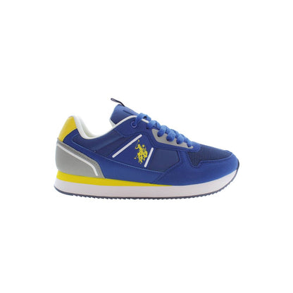  - Blue Polyester Men Sneaker