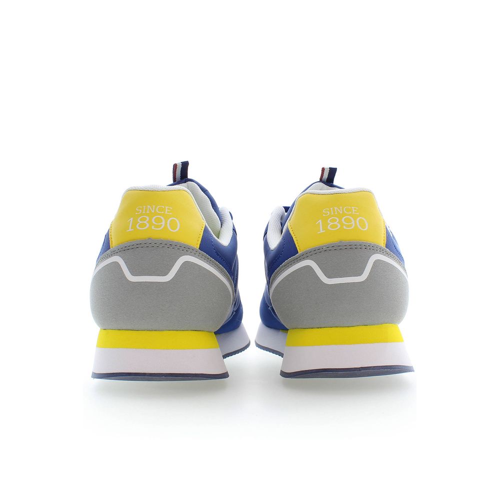  - Blue Polyester Men Sneaker