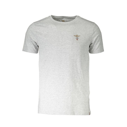  - Gray Cotton T-Shirt