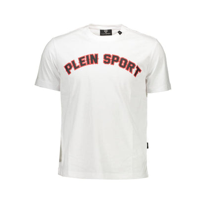  - White Cotton Men T-Shirt