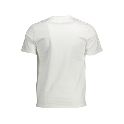  - White Cotton Men T-Shirt