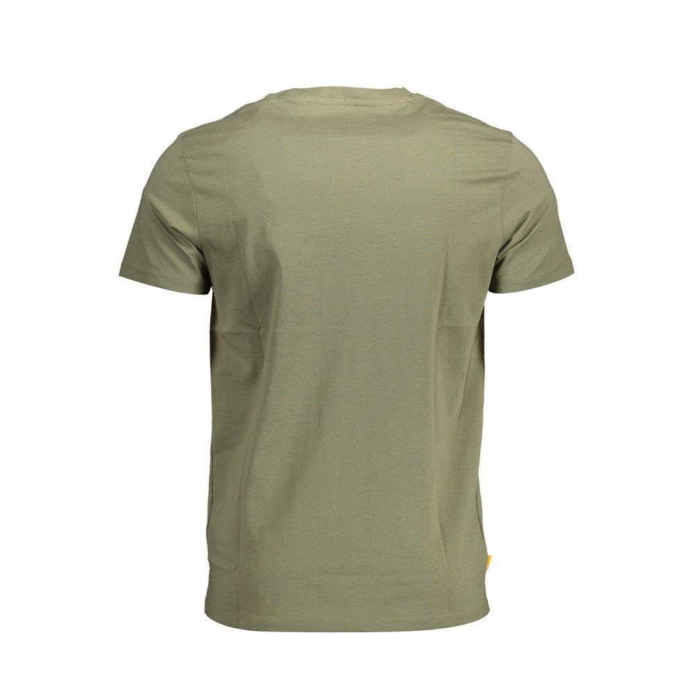  - Green Cotton Men T-Shirt