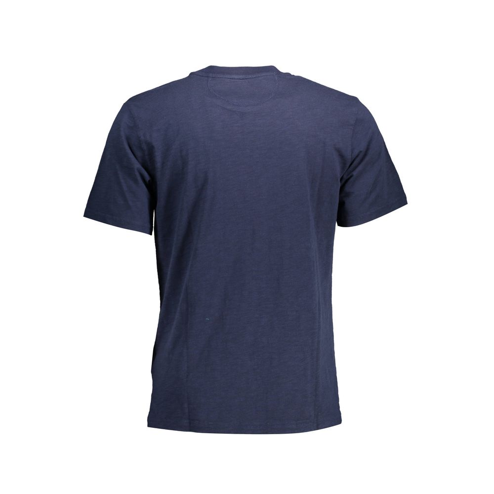  - Blue Cotton Men T-Shirt