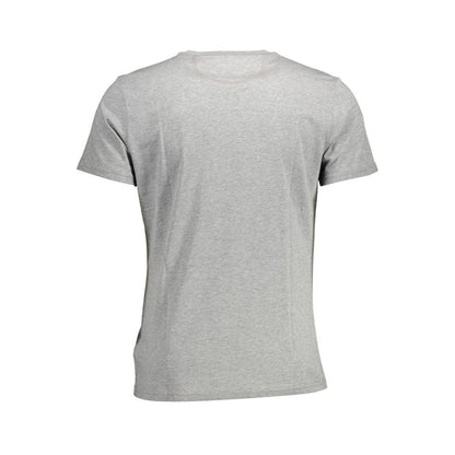  - Gray Cotton Men T-Shirt