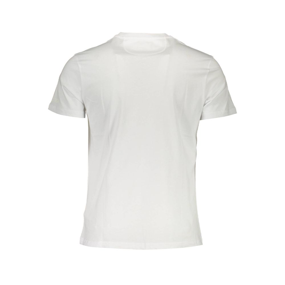  - White Cotton Men T-Shirt