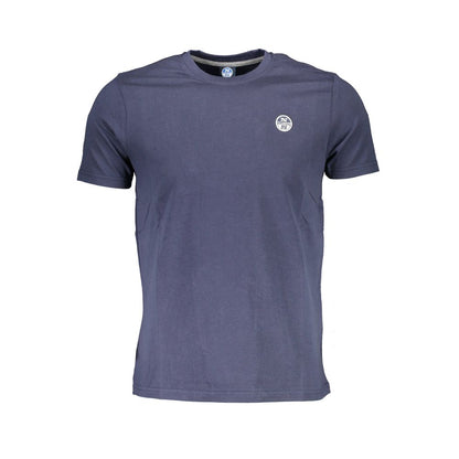 Blue Cotton Men T-Shirt - The Luxe Alliance