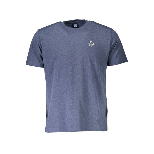 Blue Cotton Men T-Shirt - The Luxe Alliance