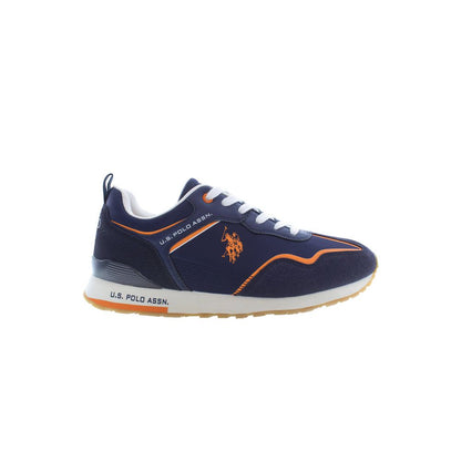  - Blue Polyester Men Sneaker