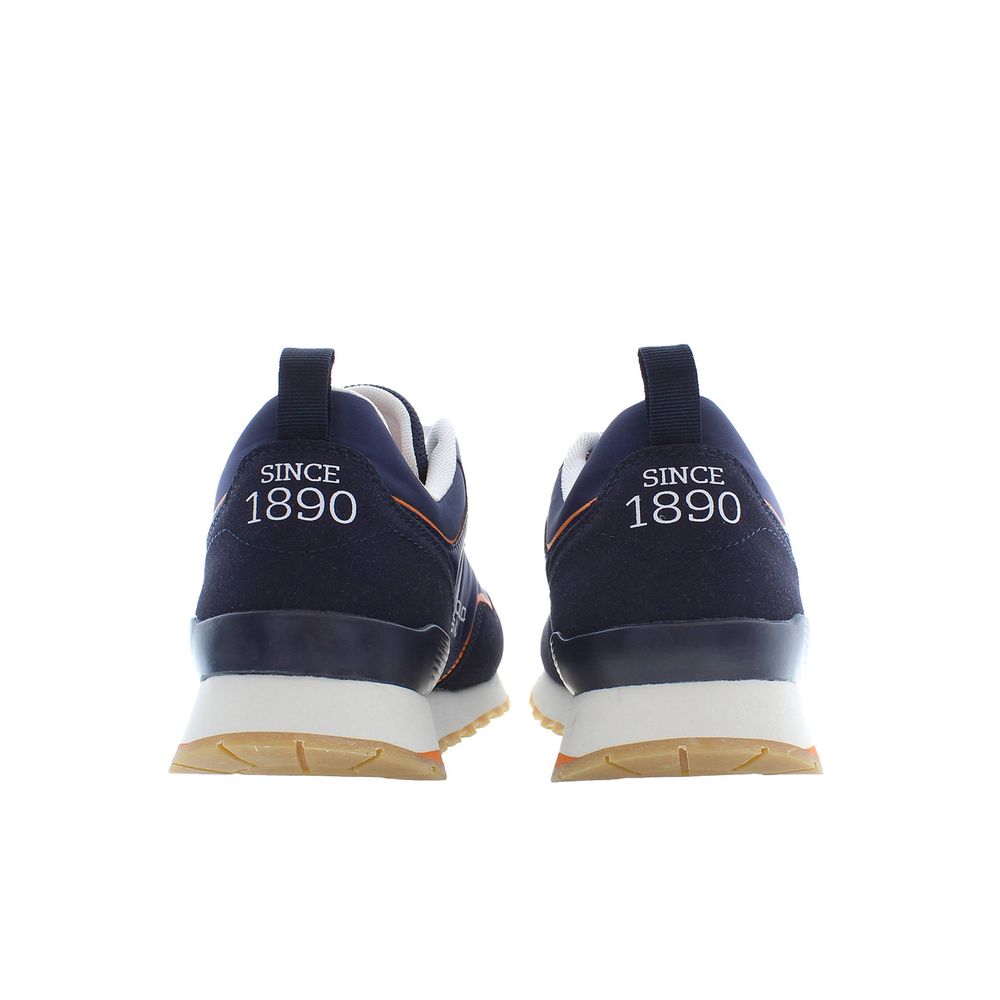  - Blue Polyester Men Sneaker