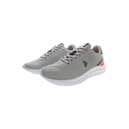  - Gray Polyester Men Sneaker