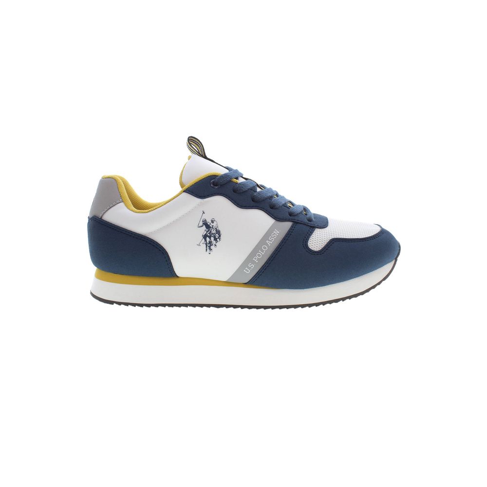  - Blue Polyester Men Sneaker