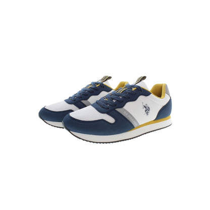  - Blue Polyester Men Sneaker