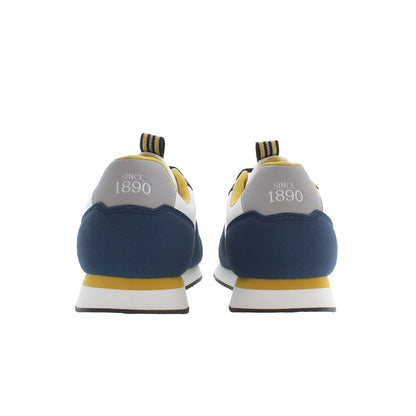  - Blue Polyester Men Sneaker