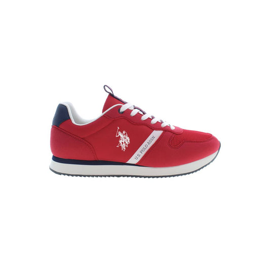  - Red Polyester Men Sneaker