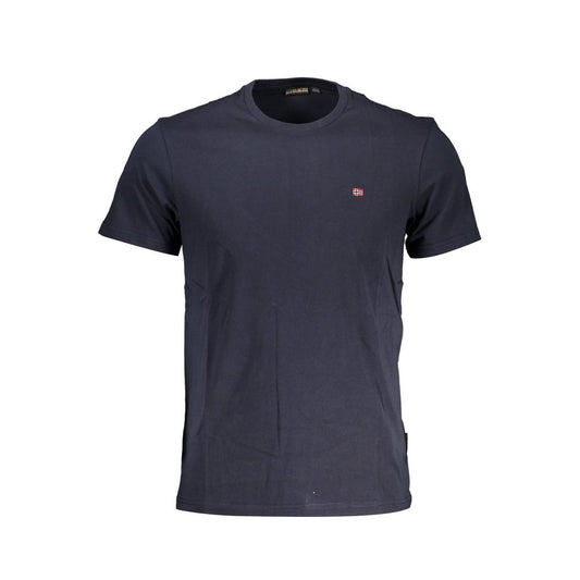 Blue Cotton Men T-Shirt - The Luxe Alliance