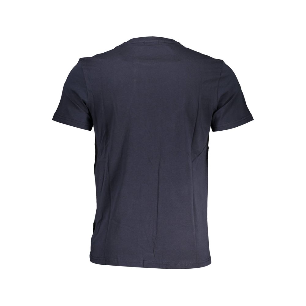 Blue Cotton Men T-Shirt - The Luxe Alliance