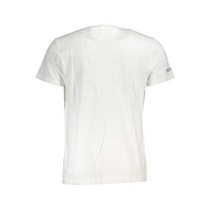  - White Cotton Men T-Shirt