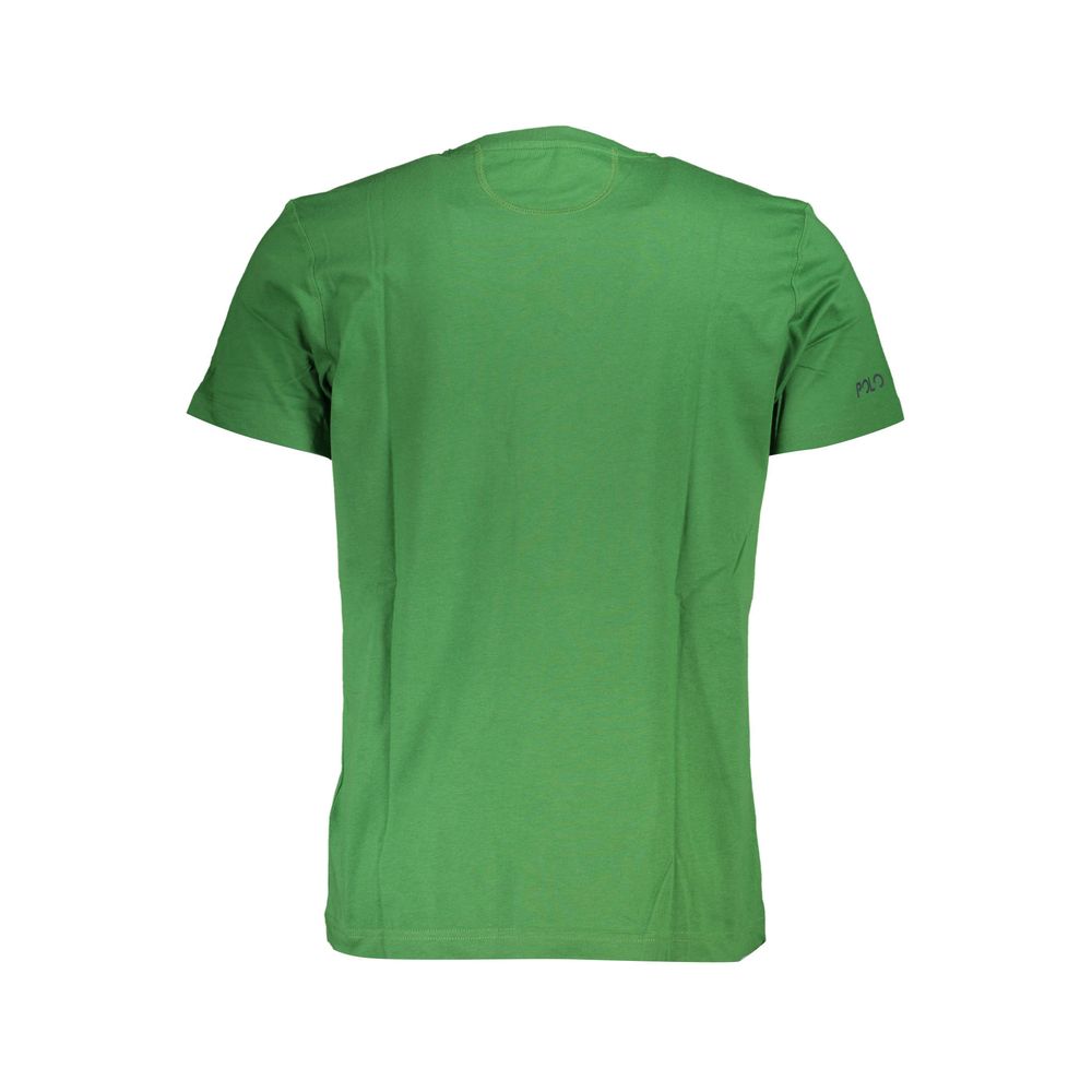  - Green Cotton Men T-Shirt