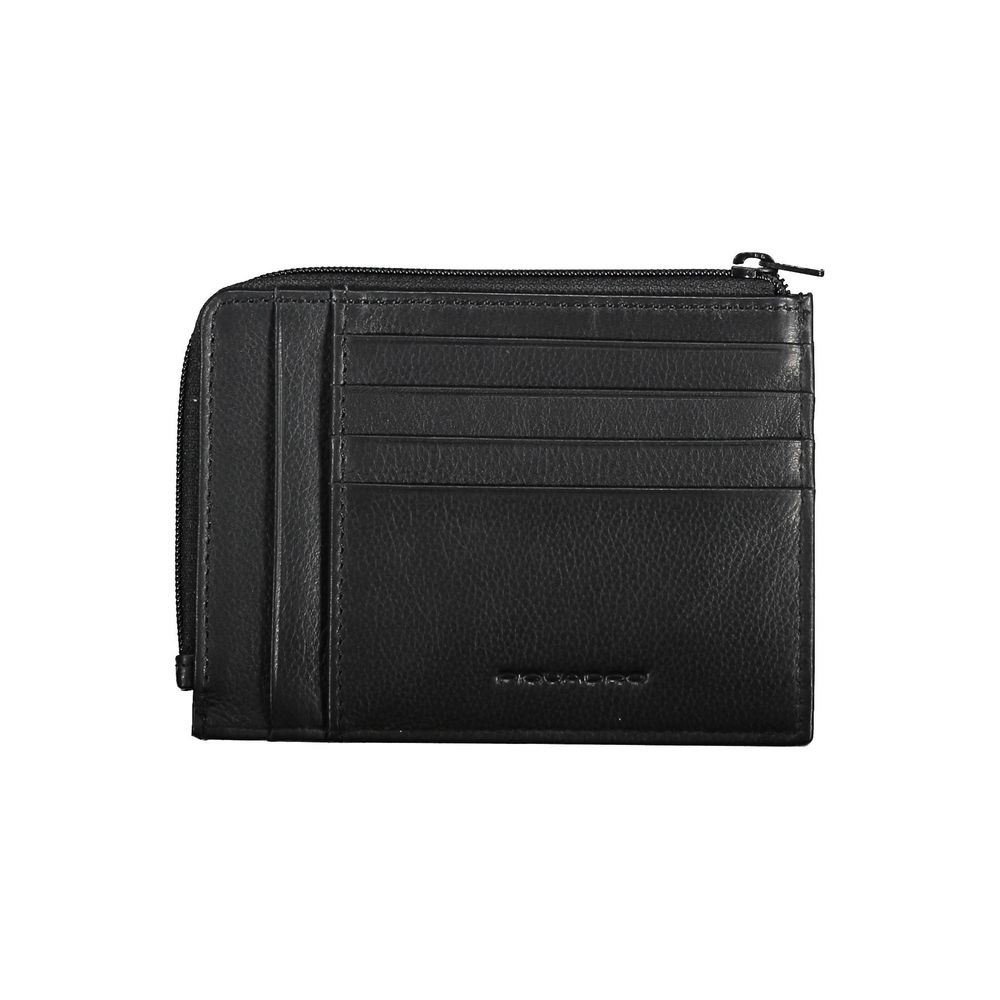 Black Leather Men Wallet